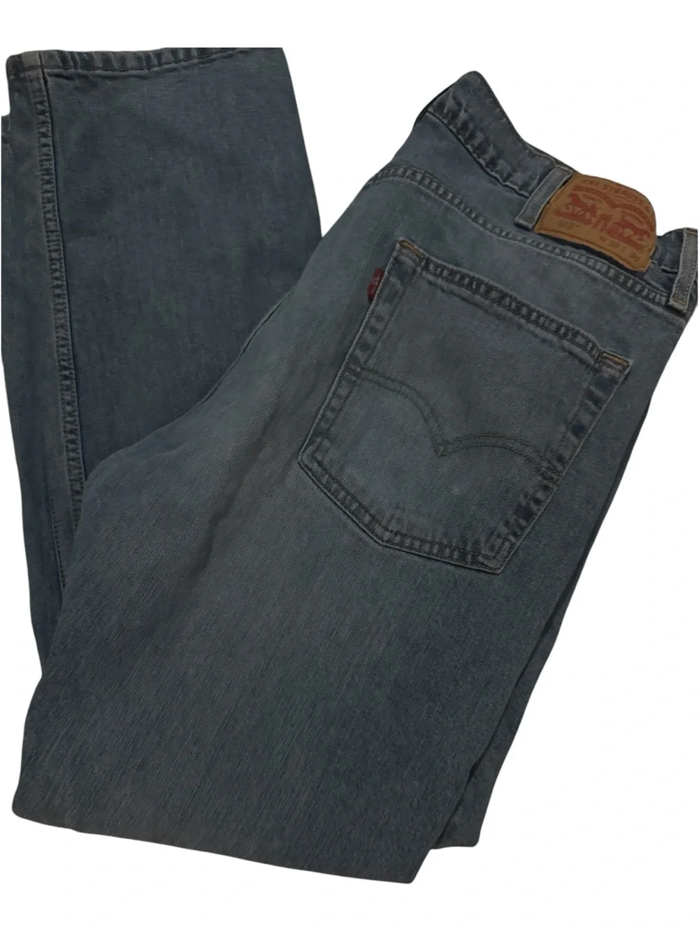 😎Levi's Men’s 513 Classic Blue Light Wash Denim Jeans | 38 x 30